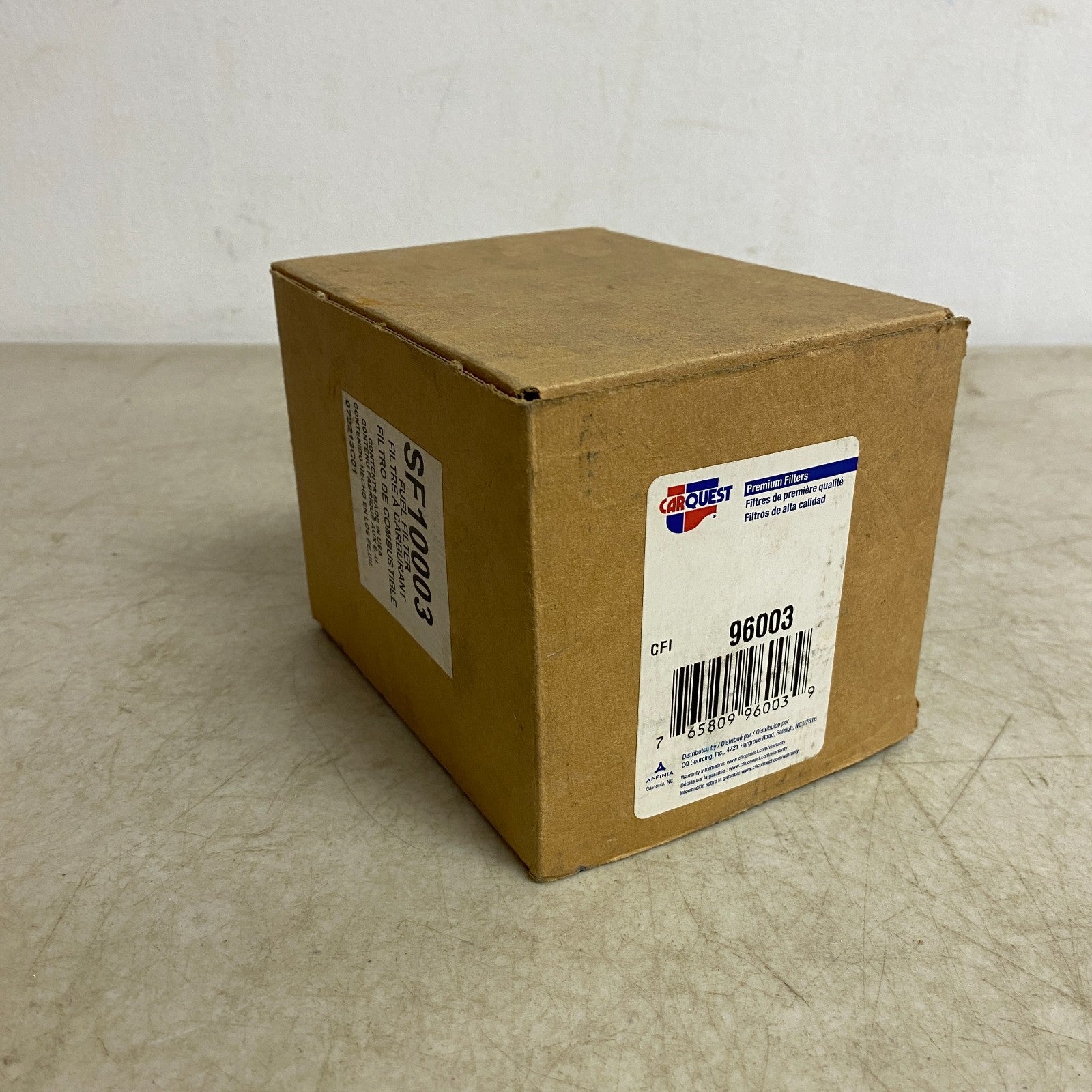 CARQUEST Fuel Filter Canister Metal Cartridge Black 96003