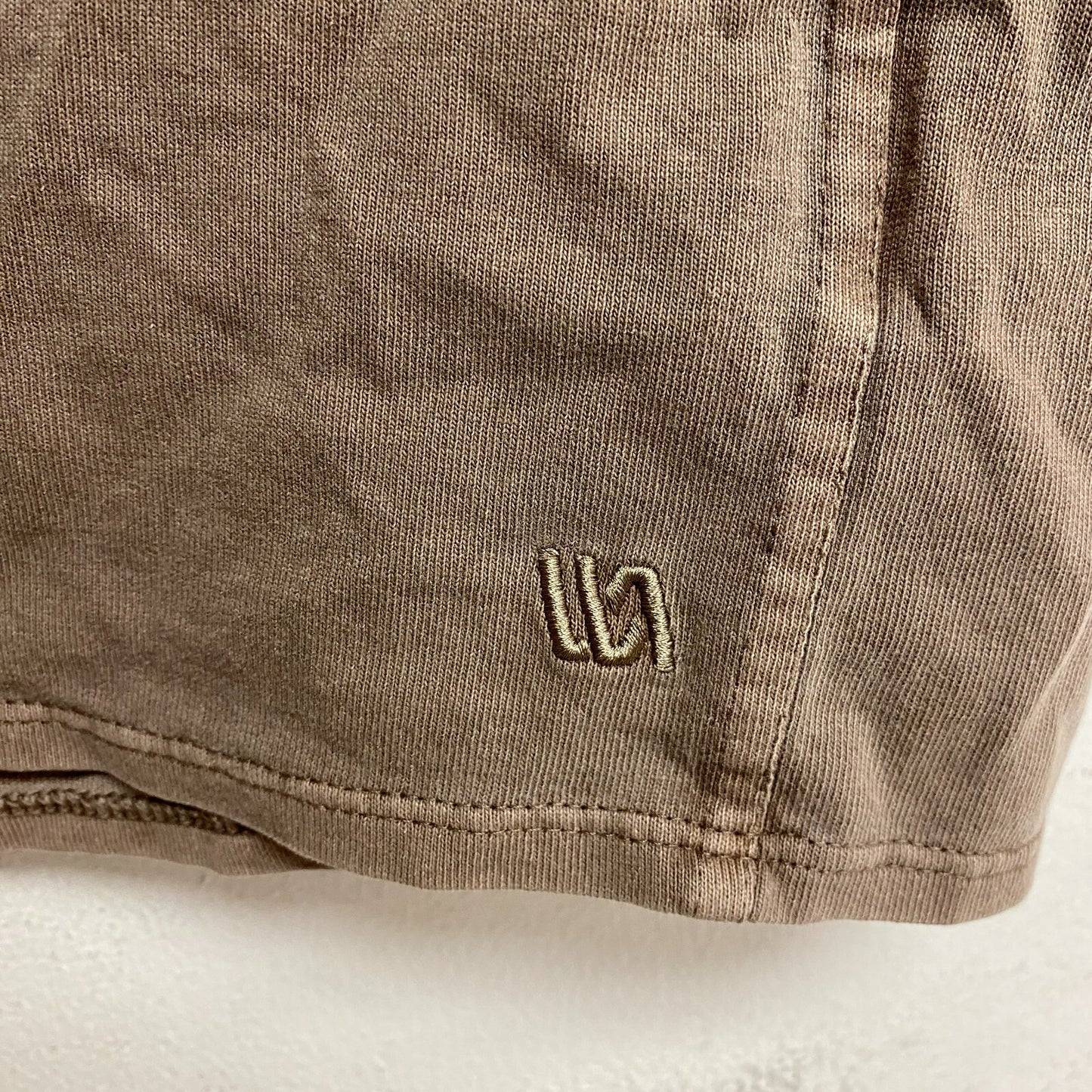 VRST Garment Dye SS Shirt Warm Mushroom Short Sleeve Brown Solid  MAX231104