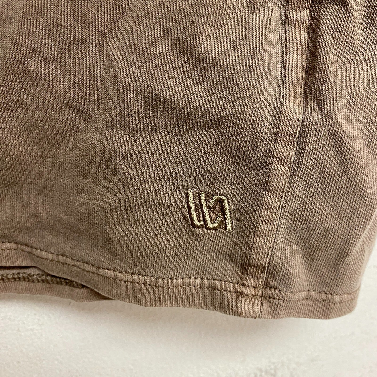 VRST Garment Dye SS Shirt Warm Mushroom Short Sleeve Brown Solid  MAX231104