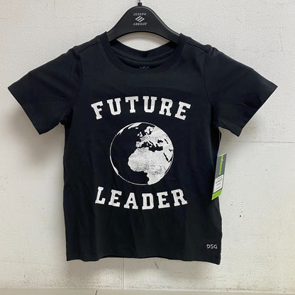 DSG Youth Boys Graphic Tee T-Shirt Pure Black Future Leader Size 2XS-XL DAB21108