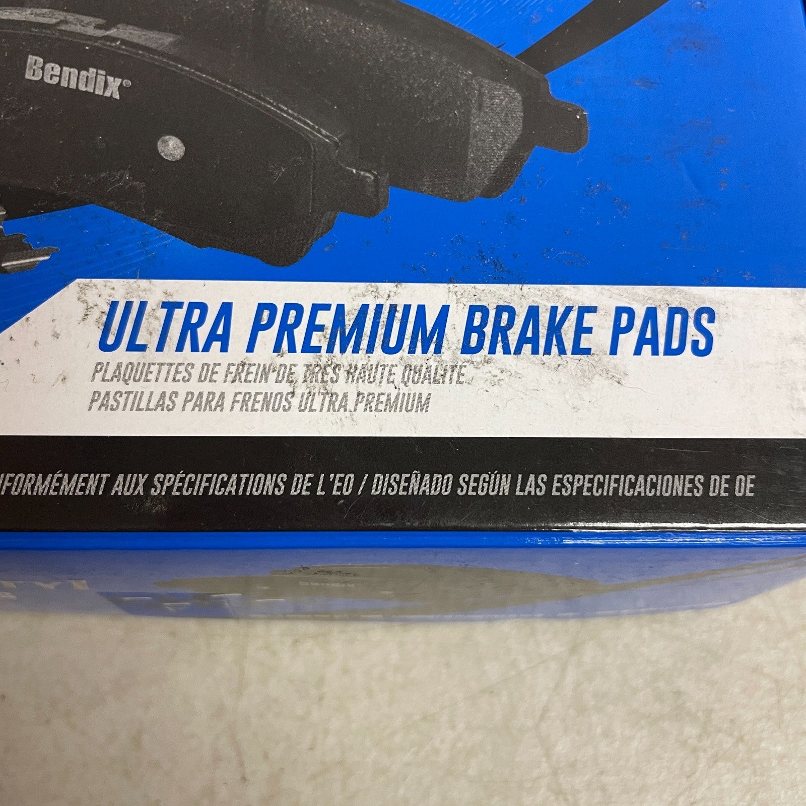 Bendix CFC1586 Priority One Ceramic Front Brake Pads Copper-Free Disc Brake Set