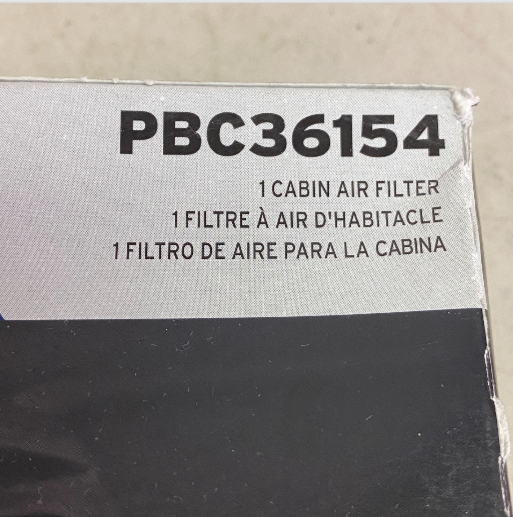 Purolator BOSS Premium Cabin Air Filter with Febreze Freshness PBC36154
