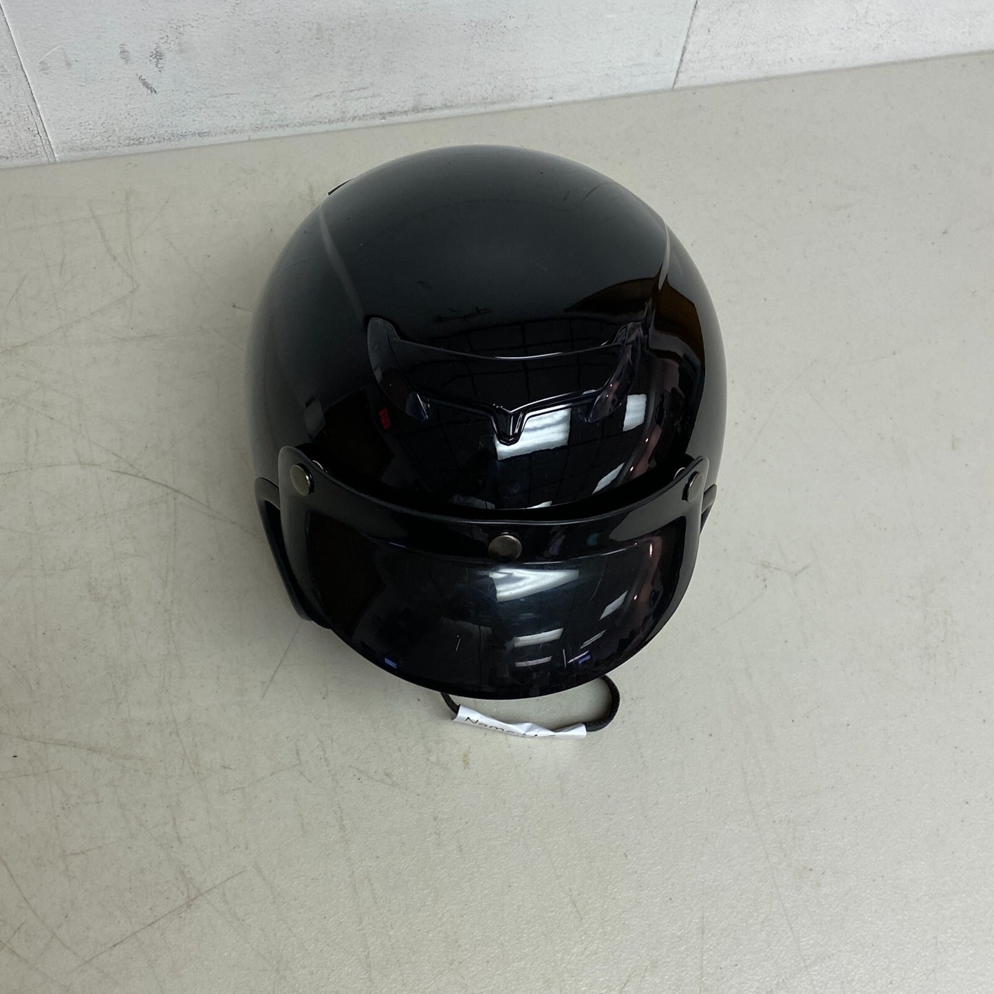 Fulmer 359 Motorcycle Helmet No Face Coverage Size Extra Large Color Mono Black