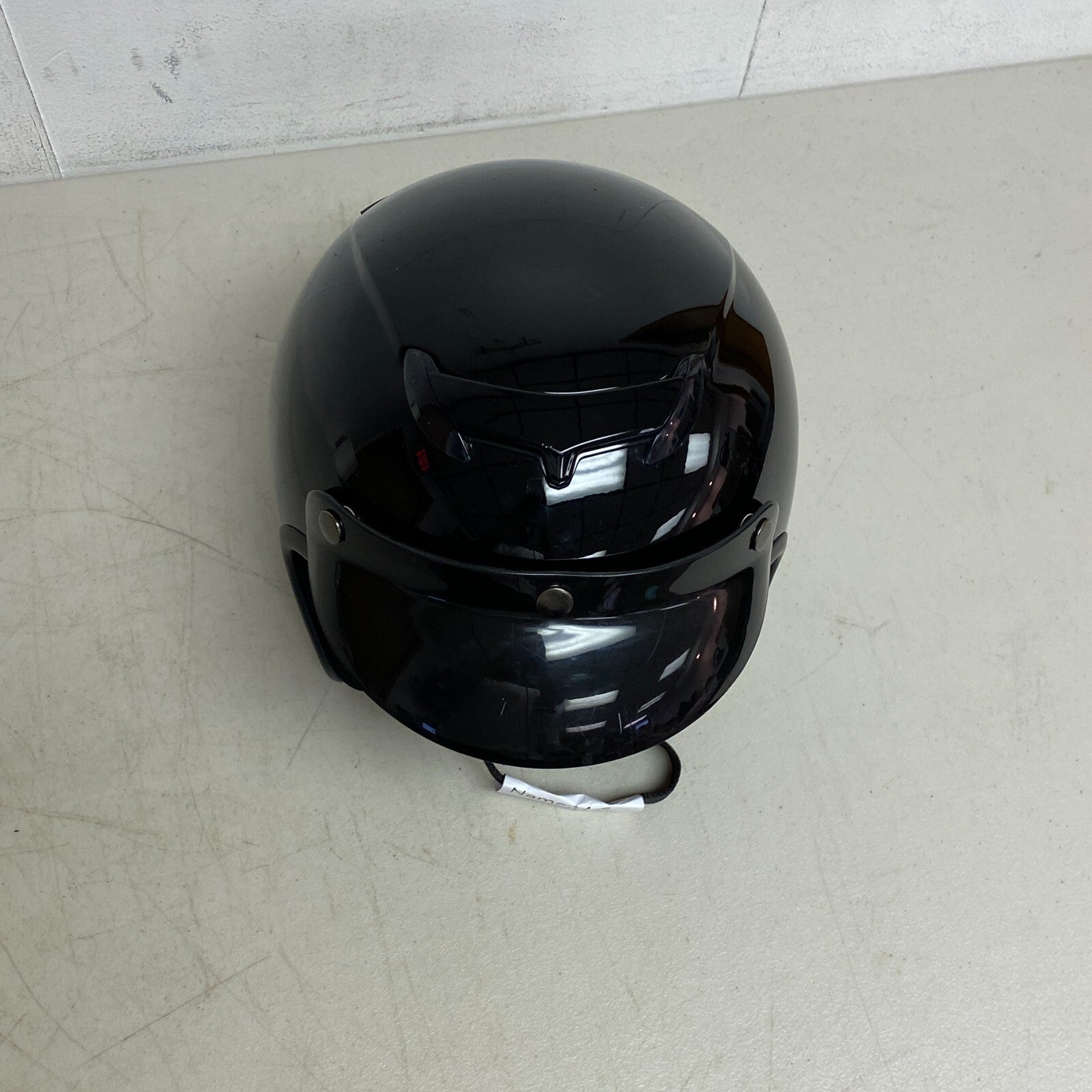 Fulmer 359 Motorcycle Helmet No Face Coverage Size Extra Large Color Mono Black
