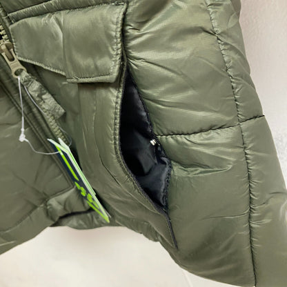 DSG Boys Insulated Jacket Dark Green Solid DOB23500A Warm Winter Weather Soft