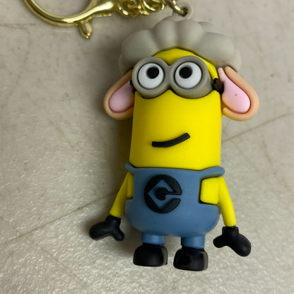 Assorted Silicone Despicable Me Minions Keychain Rooster Minion Accessory - NEW