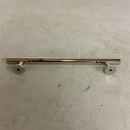 SIGNATURE HARDWARE 8" Diehl Adjustable Round Brass Drawer Pull - Polished Brass