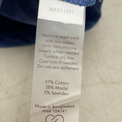 Calia Women Everday Relaxed Tee Blue Jean Short Sleeve Crew Neck WAX11251