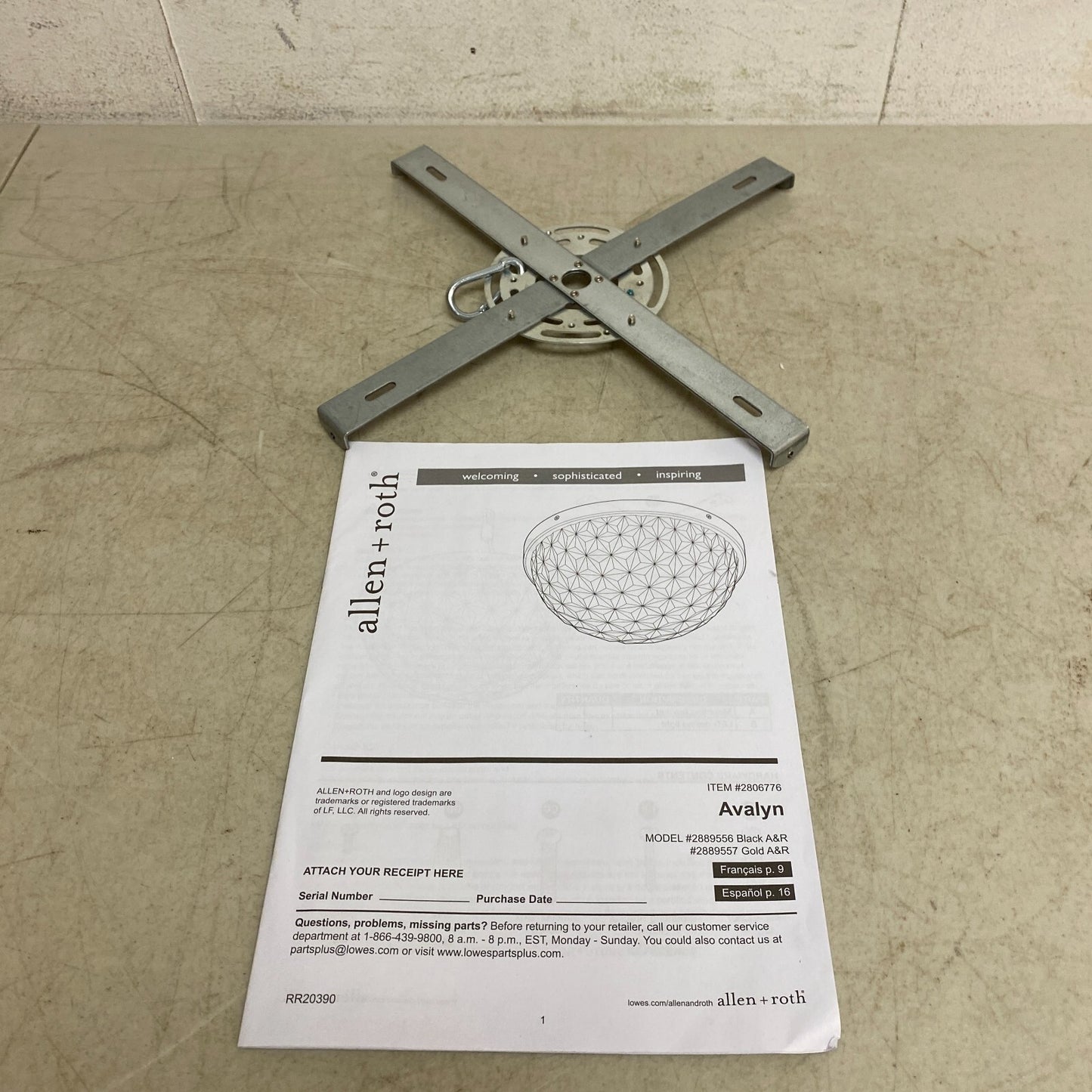 Allen +Roth Evalyn 1-Light12.99-in Gloss Chrome Integrated LED Flush Mount Light