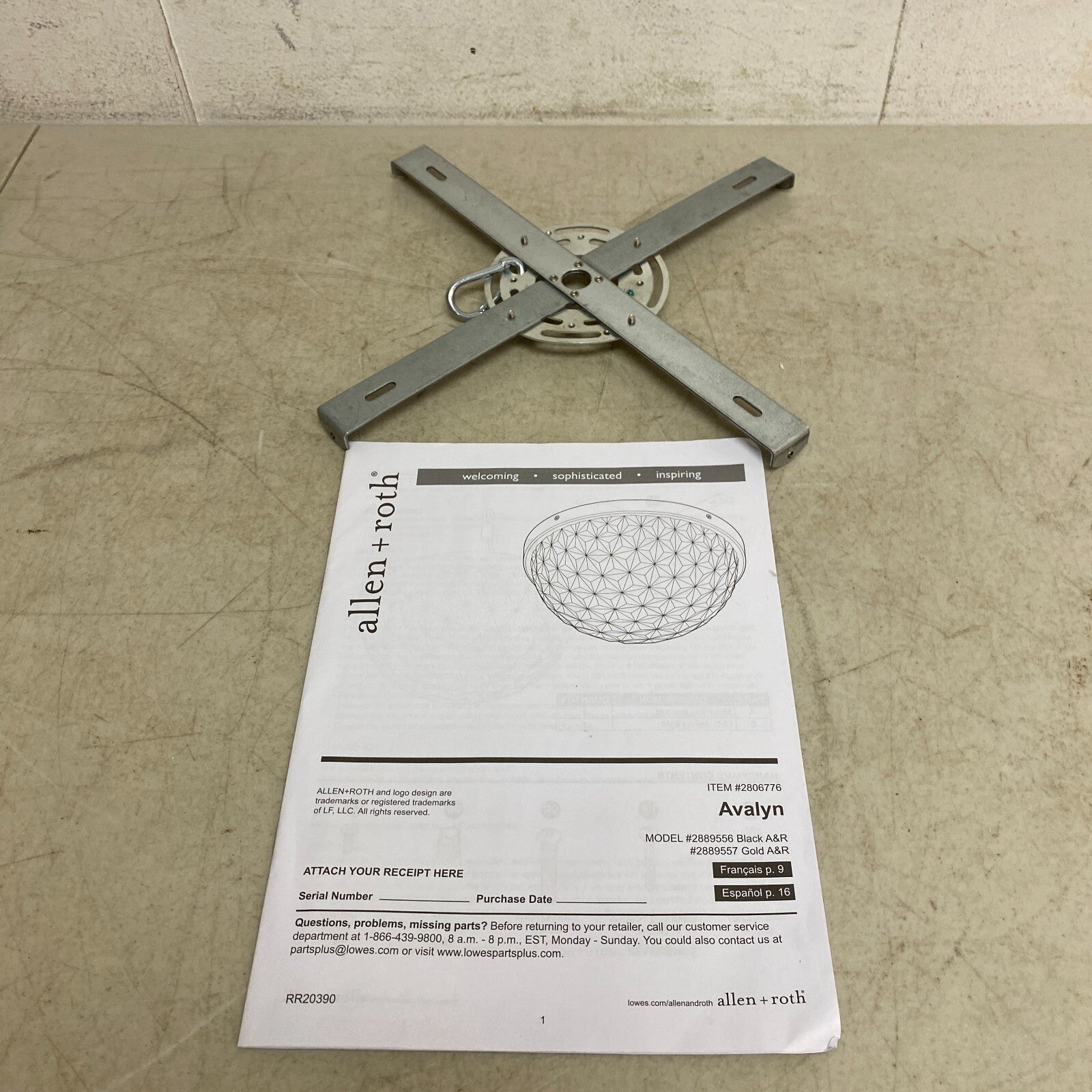 Allen +Roth Evalyn 1-Light12.99-in Gloss Chrome Integrated LED Flush Mount Light