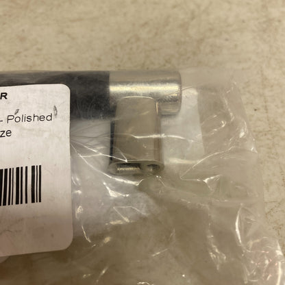 Signature Hardware 6-3/8" Jerico Cabinet Pull - Polished Nickel/Black Bronze