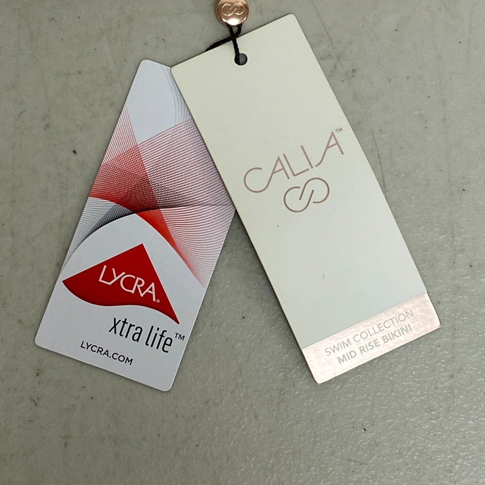 CALIA Novelty Textured Mid Rise Bottoms Color Unbleached Beige WSA22411N