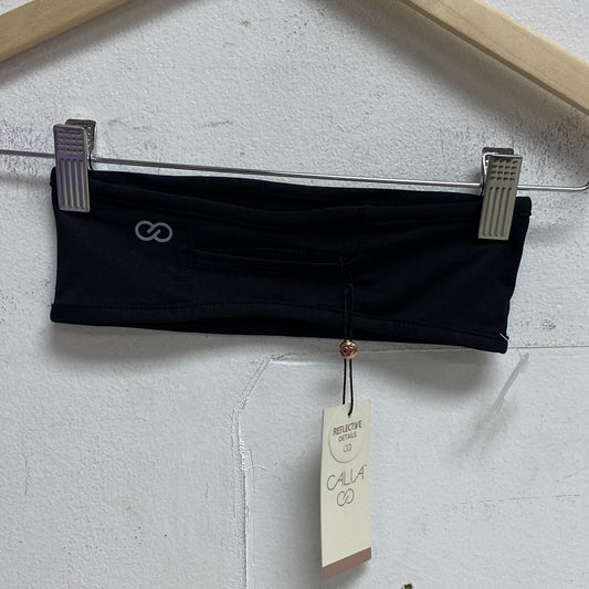 Calia Women Performance Run Headband Reflective Details Pure Black CAC22036