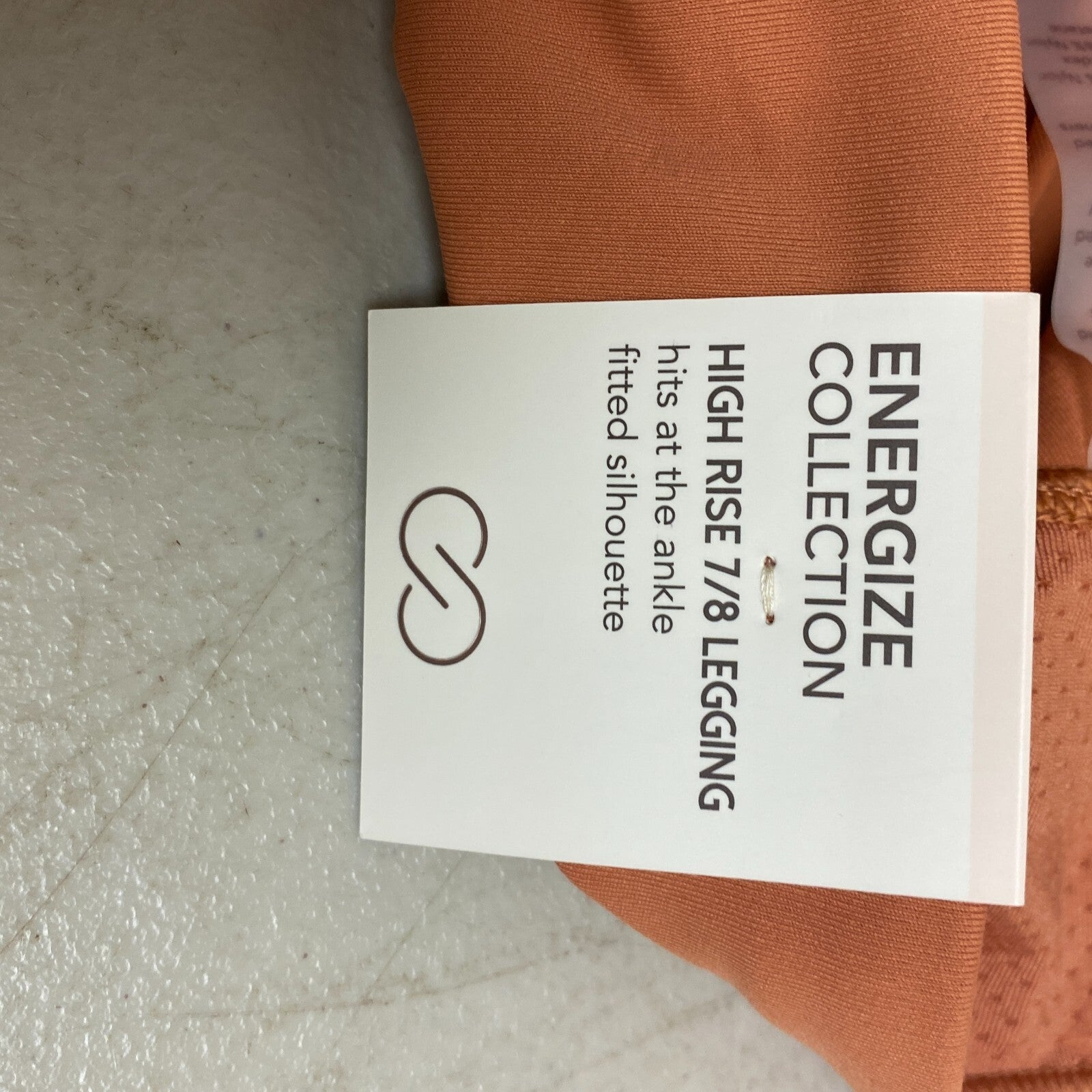 CALIA Women's Energize Mesh 7/8 High Rise Ankle Legging Apricot Aura WAX12376