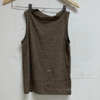 DSG Boy's Poly Muscle Tank Pure Black / Warm Mushroom DAB13119 BRAND NEW