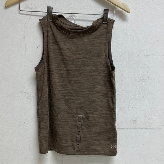 DSG Boy's Poly Muscle Tank Pure Black / Warm Mushroom DAB13119 BRAND NEW