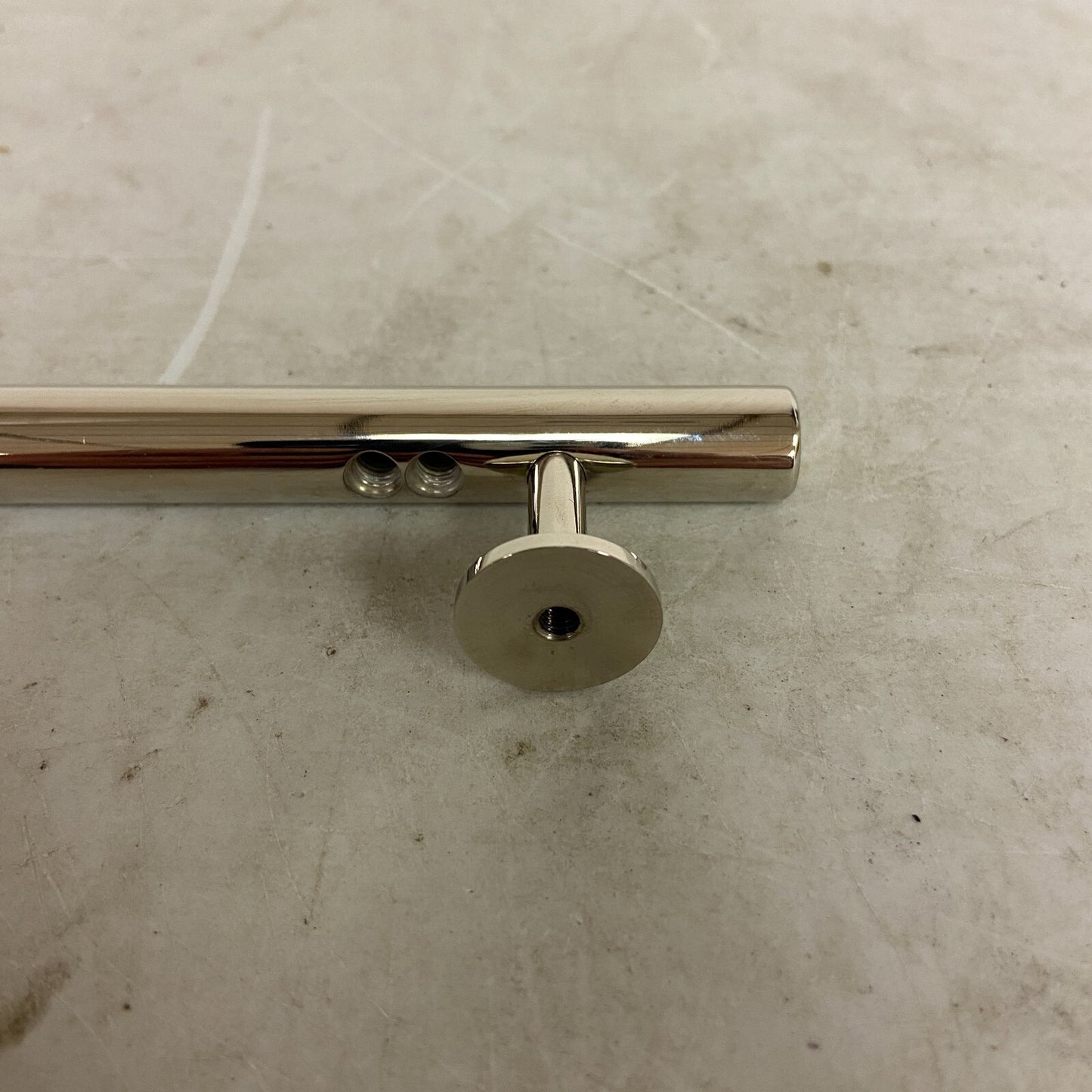 SIGNATURE HARDWARE 8" Diehl Adjustable Round Brass Drawer Pull - Polished Brass