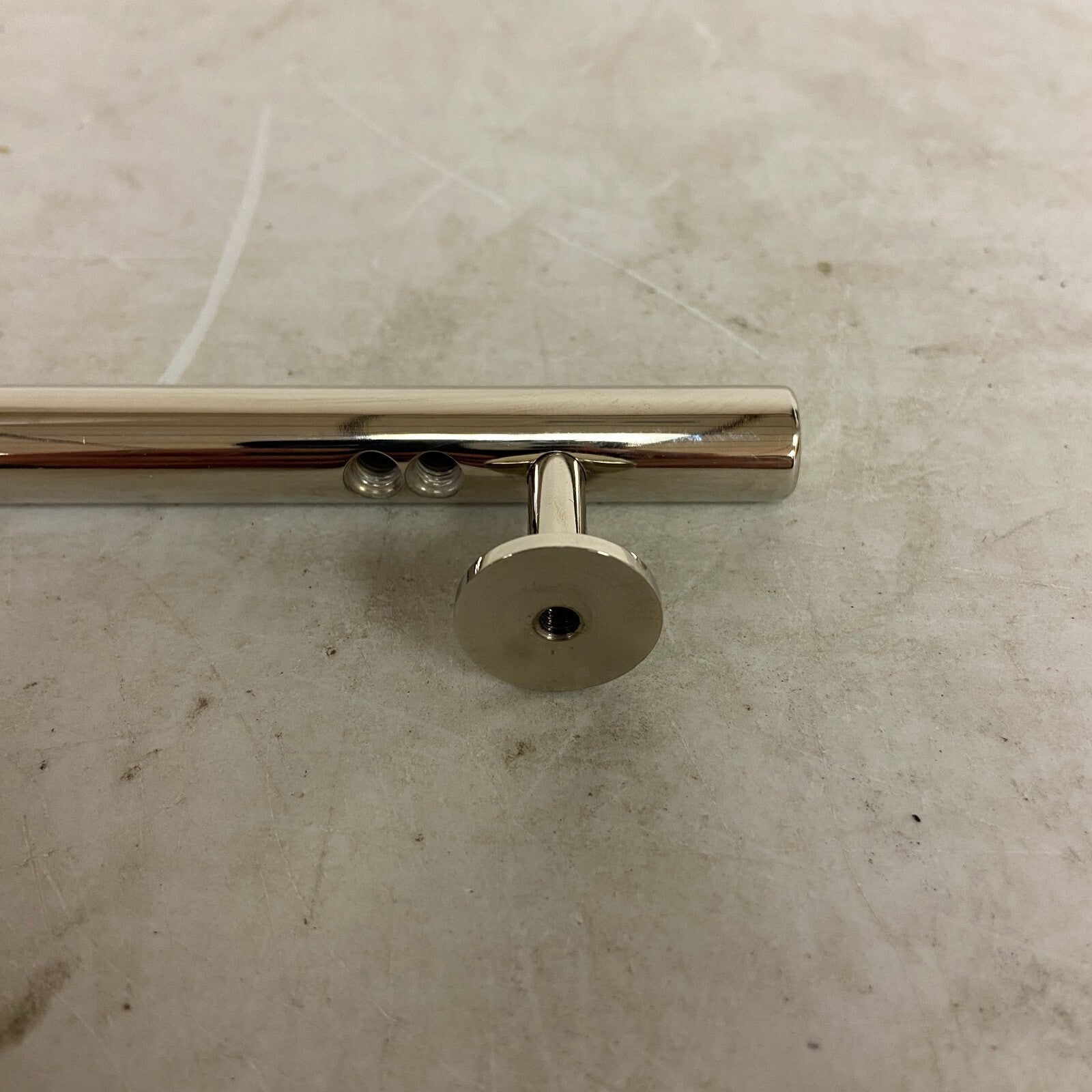 SIGNATURE HARDWARE 8" Diehl Adjustable Round Brass Drawer Pull - Polished Brass