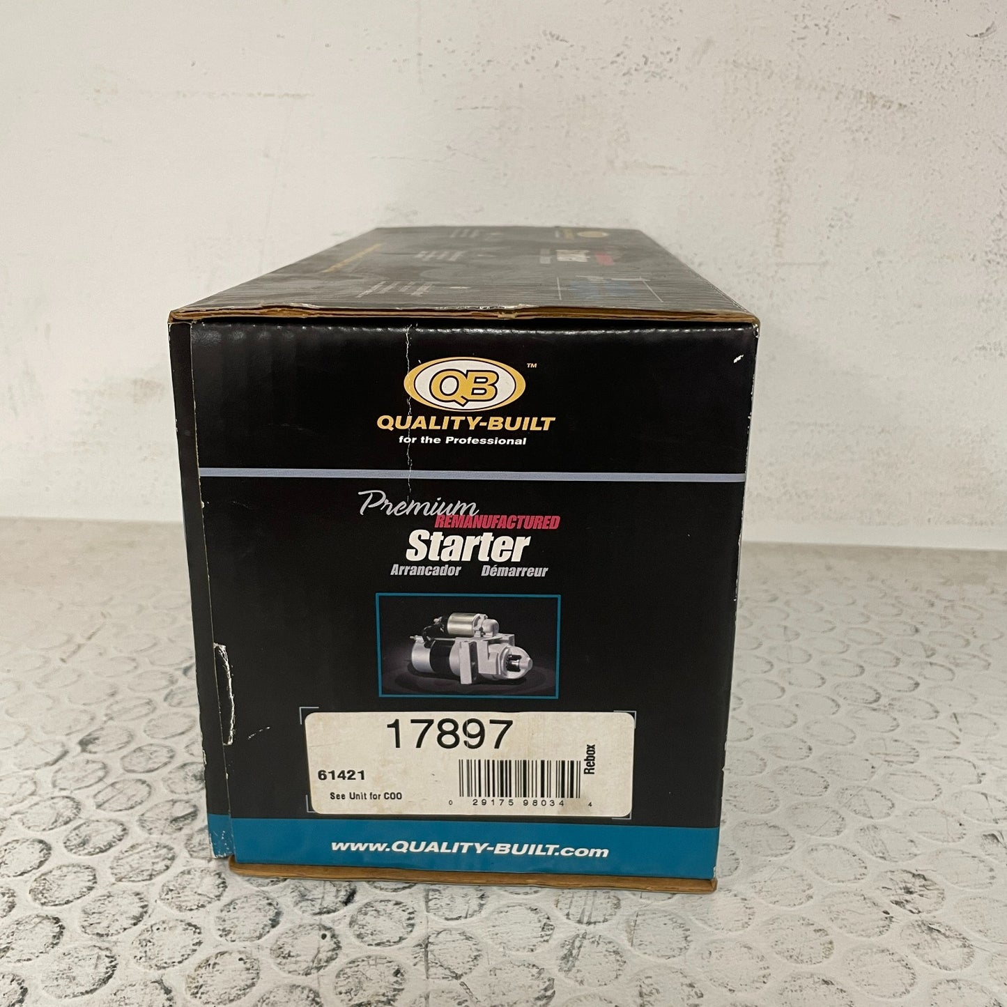 Quality-Built 17897 Starter Motor Remanufactured 12V