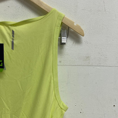 DSG Men's Running  Polyester Tank  Round Neck Fresh Lime DAM22206 Brand New