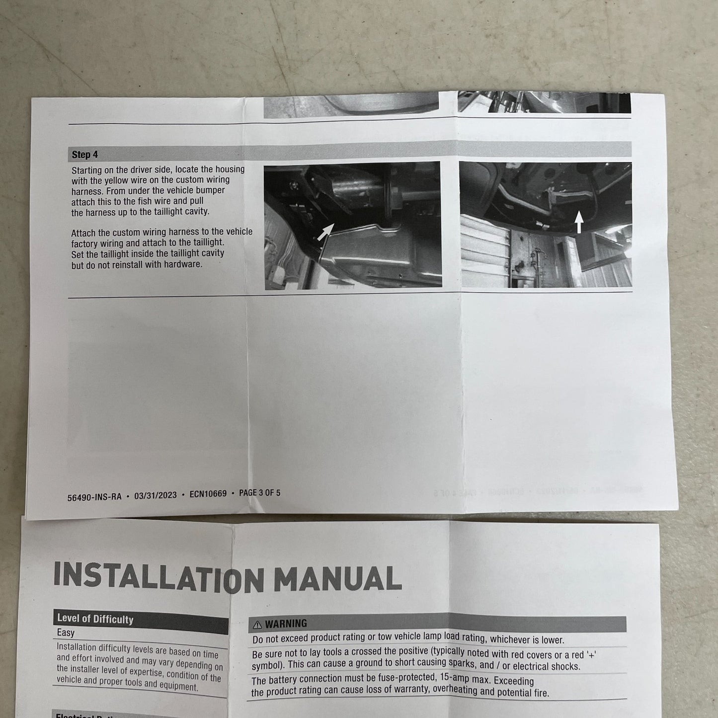 CURT 56490 Vehicle-Side 4 Pin Trailer Wiring Harness Fits Kia Telluride 2020-20