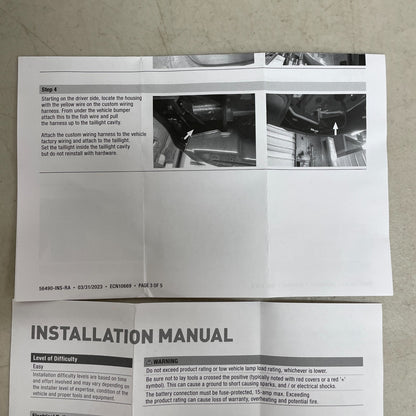 CURT 56490 Vehicle-Side 4 Pin Trailer Wiring Harness Fits Kia Telluride 2020-20