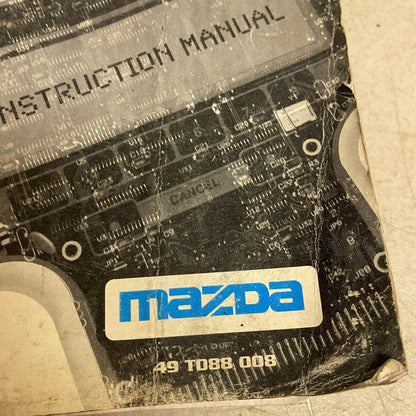 Mazda NGS Instruction Manual 2490-840 , #783-1CP