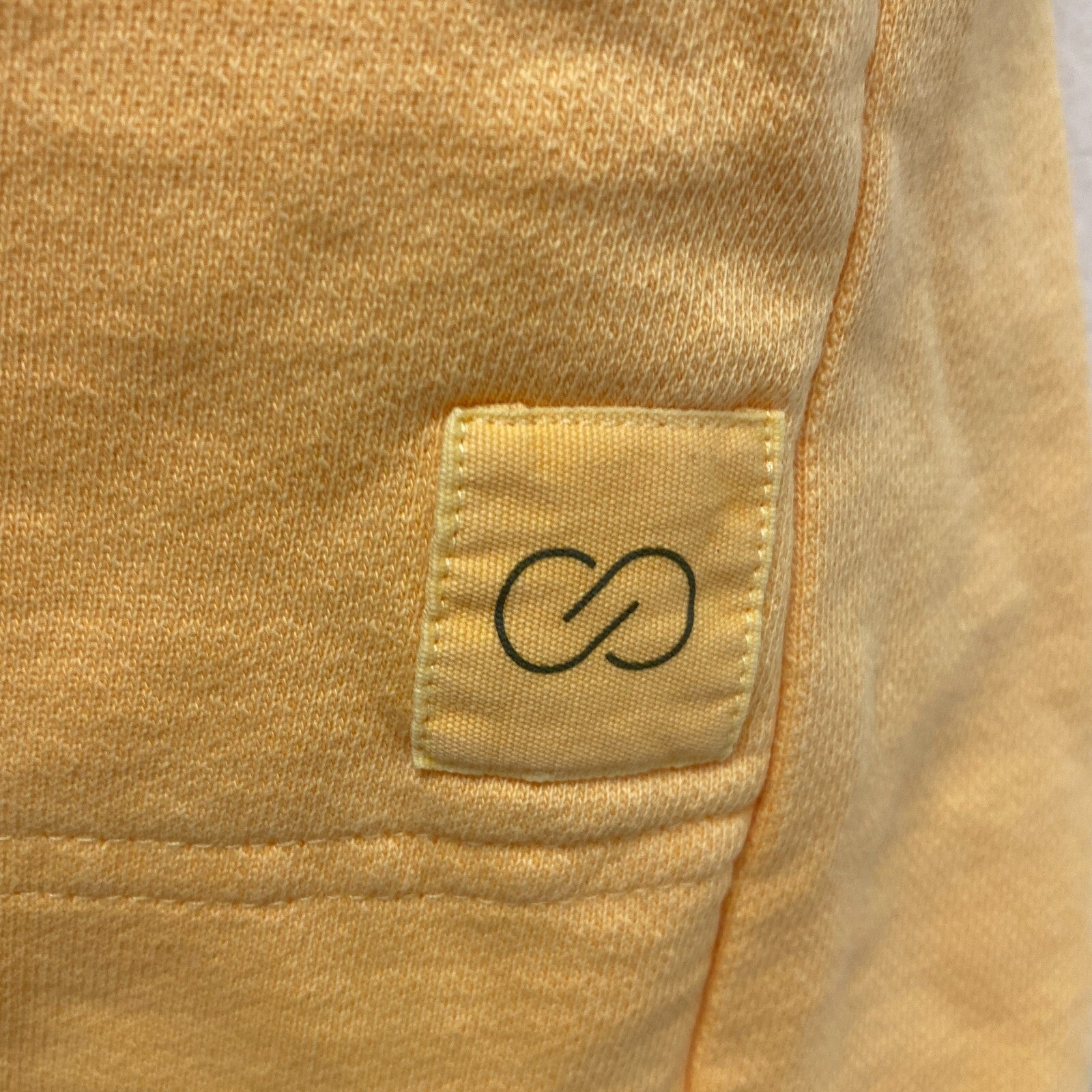Calia Women's Relaxed High Rise Sweatshort Sunrise Orange WAX12354q BRAND NEW