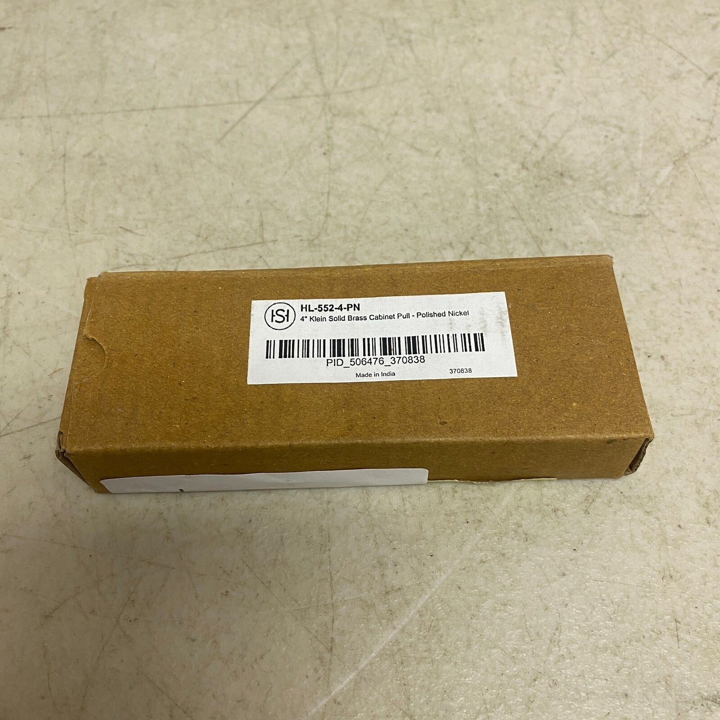 Signature Hardware 4'' Klein Solid Brass Cabinet Pull - Polished Nickel