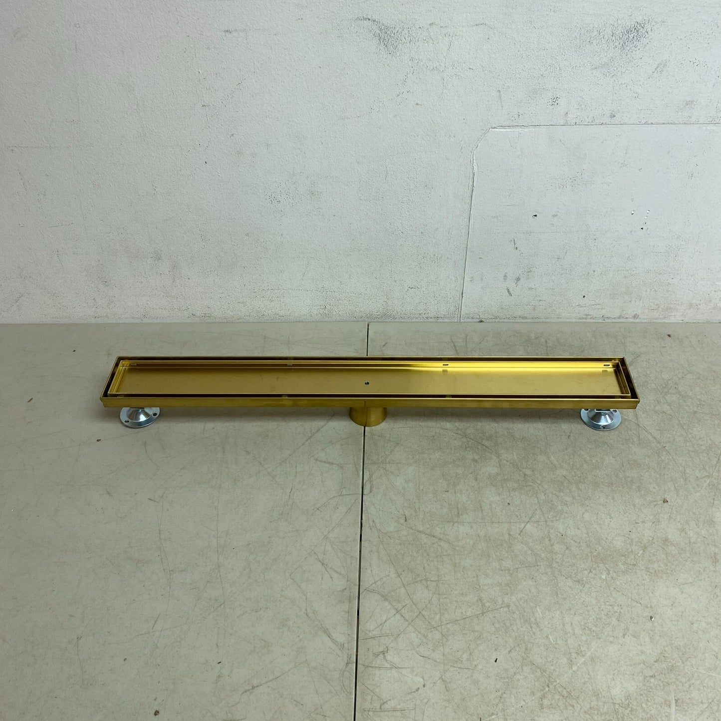 Signature Hardware 28" Cohen Linear Tile-in Shower Drain - Brushed Gold