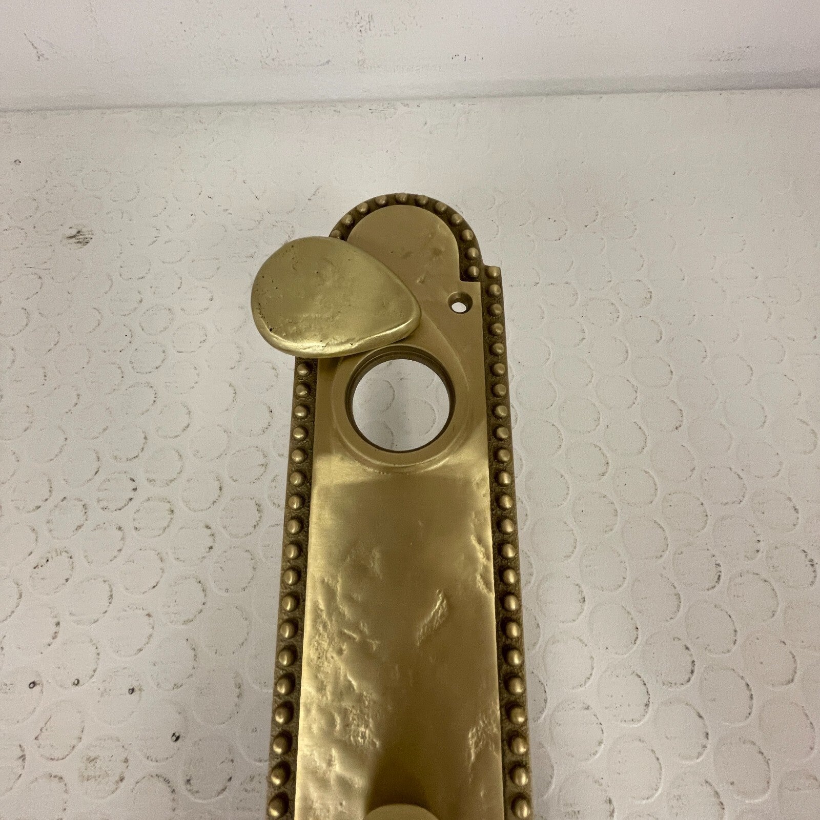 Signature Hardware Roman Entrance Door Set – Lever, Satin Brass, Left‑Hand