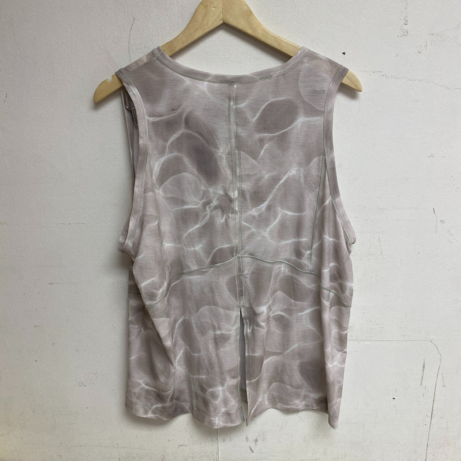 Calia Womens Split Back Muscle Tank Aquatic Neutral Sleeveless WAX11223PRT