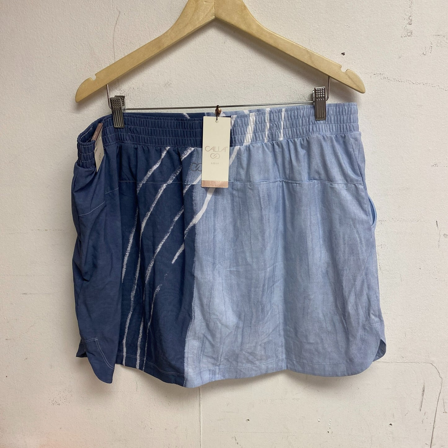 Calia 16" Length Birdie Athletic Skort BLUE WAVE WCG17020PS23