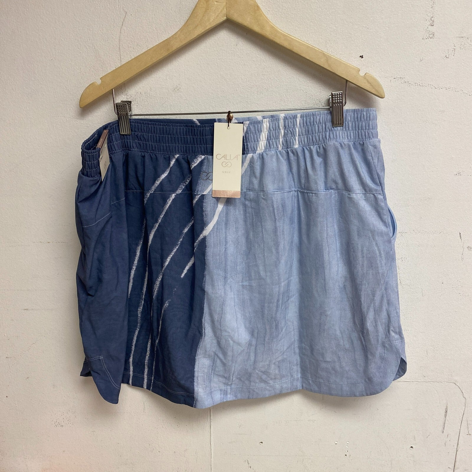 Calia 16" Length Birdie Athletic Skort BLUE WAVE WCG17020PS23