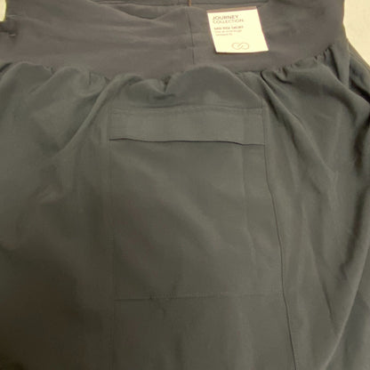 Calia Womens Truelight Mid Rise Cargo Skort Pure Black Solid WAX12306 BRAND NEW