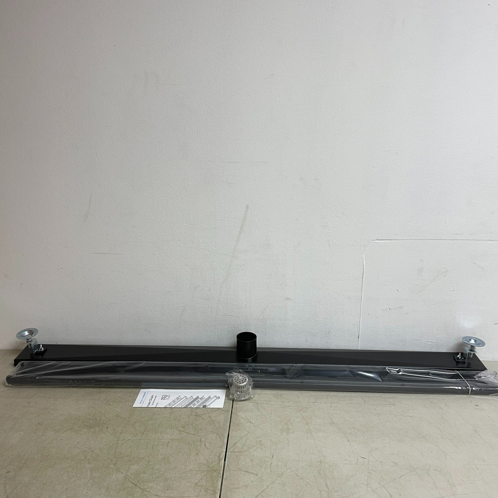 Signature Hardware 48" Effendi Linear Shower Drain Matte Black SH439054MB