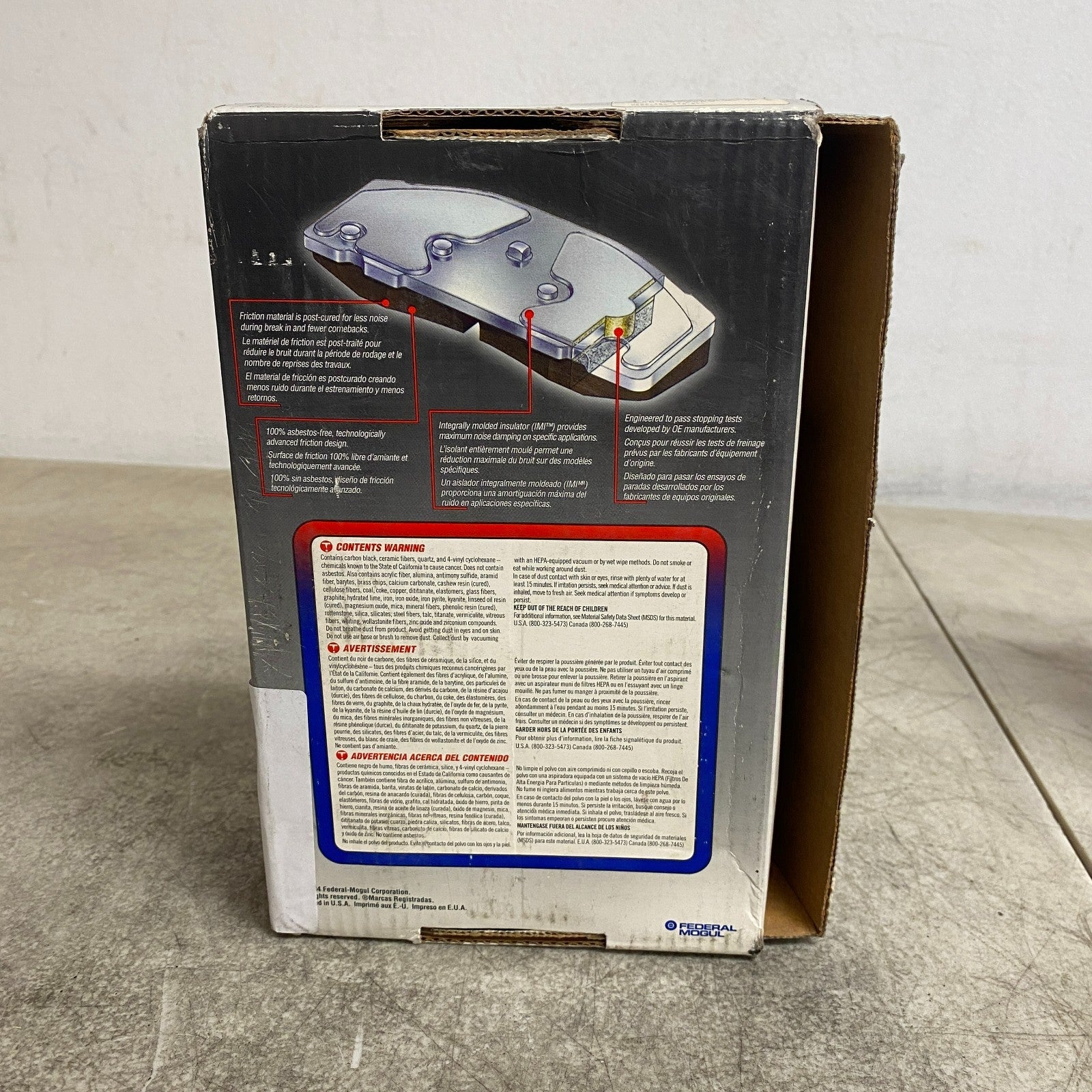 Wagner QC998 Brake Pads ThermoQuiet Ceramic Rear 2004-2008 Chrysler Pacifica