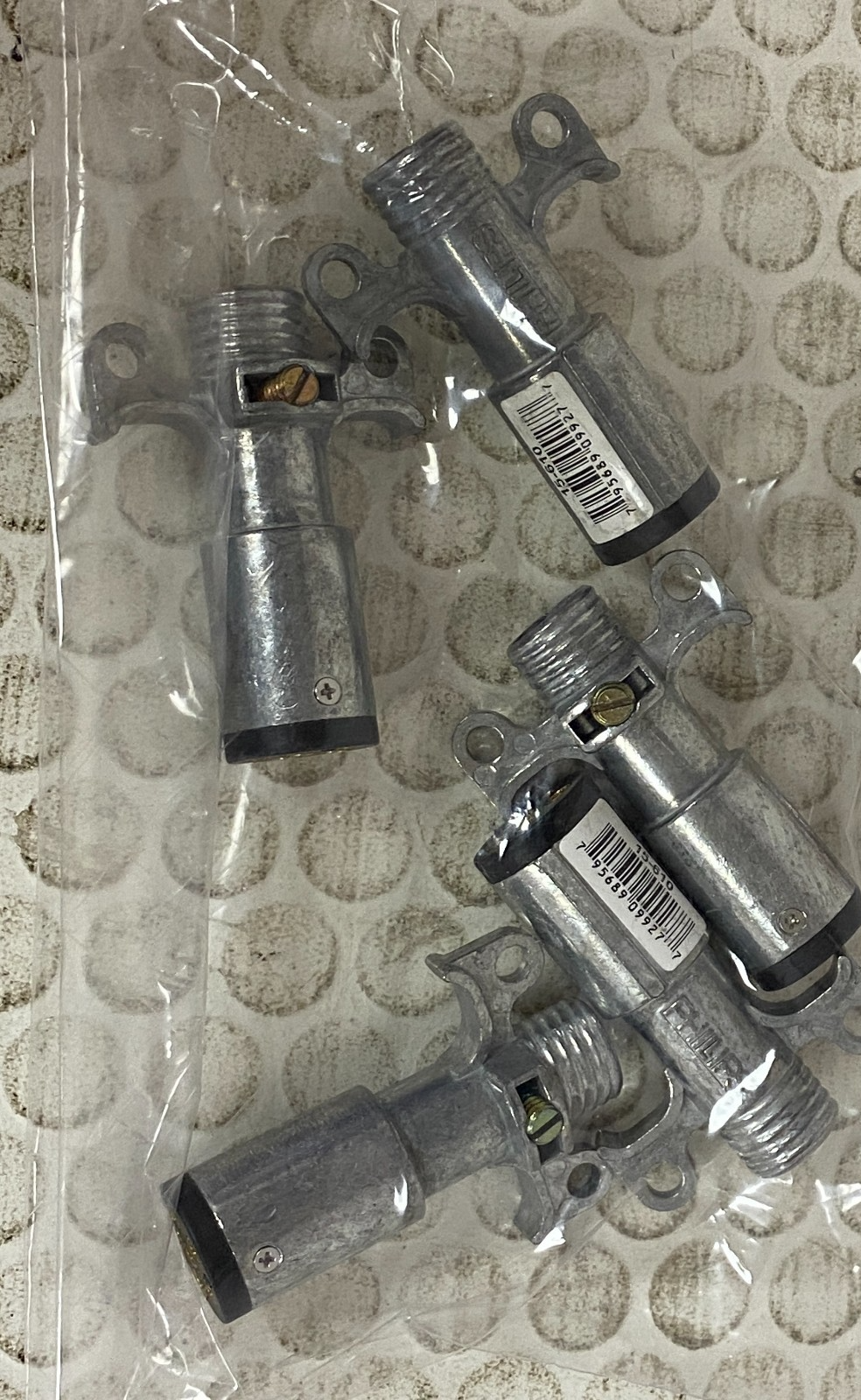 Phillips 15-610 6-Way Trailer Connector Plug Zinc Die Cast 5 Pack Heavy Duty