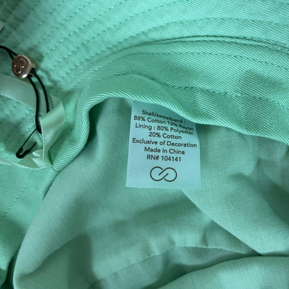 Calia Women’s Wide Brim Sun Hat Light Green CAC2304 NWT Adjustable Hat One Size