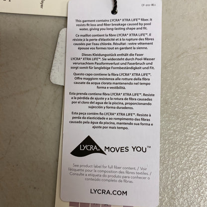 Calia Women's Swim Collection Medium Support Underwire Bikini Top Lake Blue