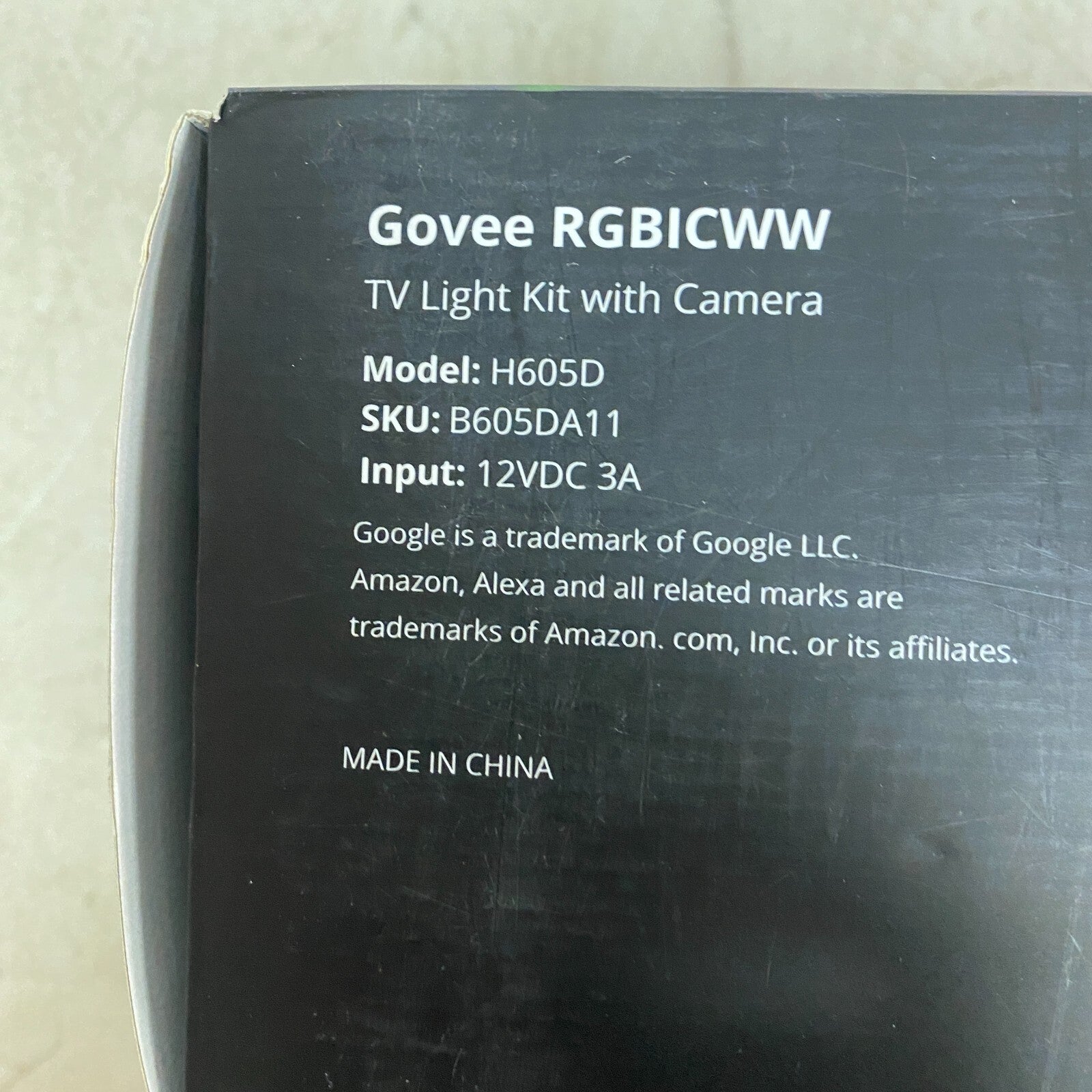 Govee RGBICWW Dreamview TV Backlights and Light Bar with Camera for 55"-65" TVs