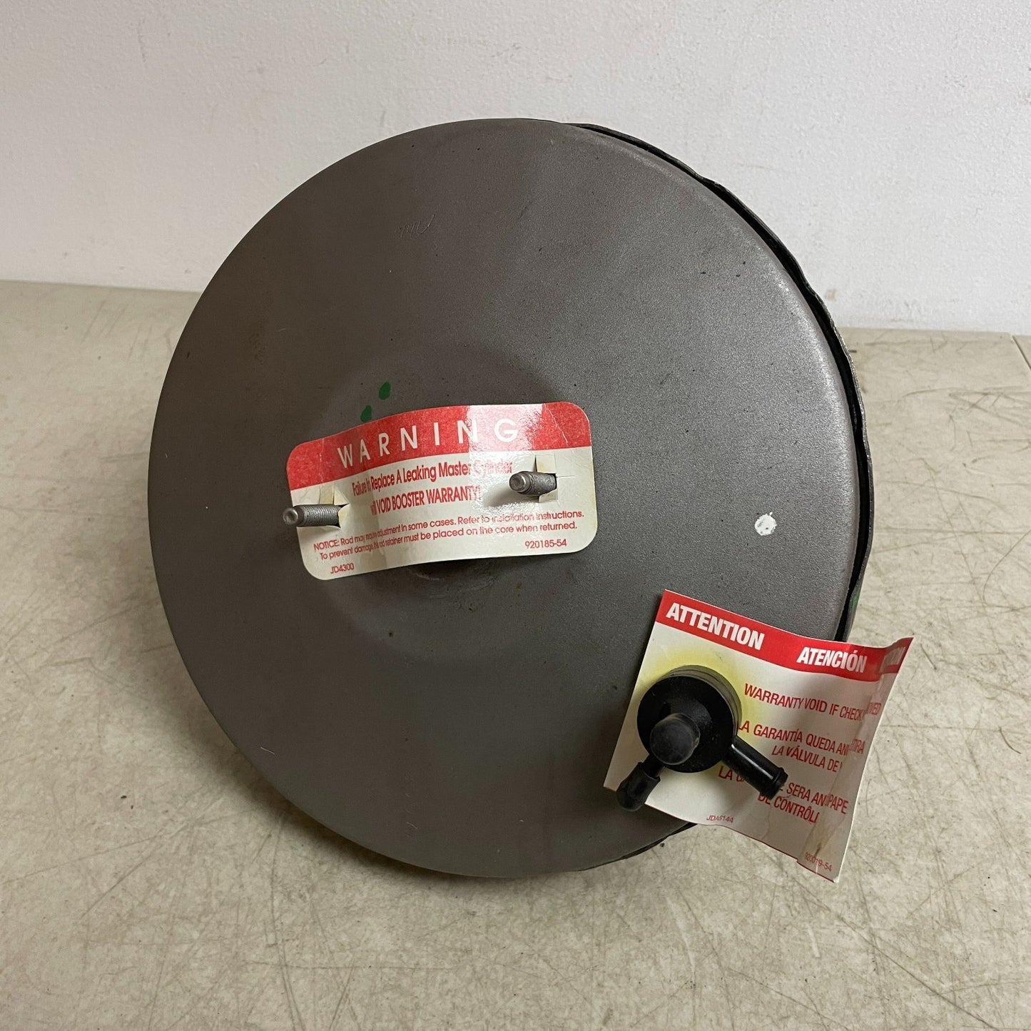 Carquest Wearever 54-74202 Vacuum Brake Booster Steel Single Diaphragm 11"