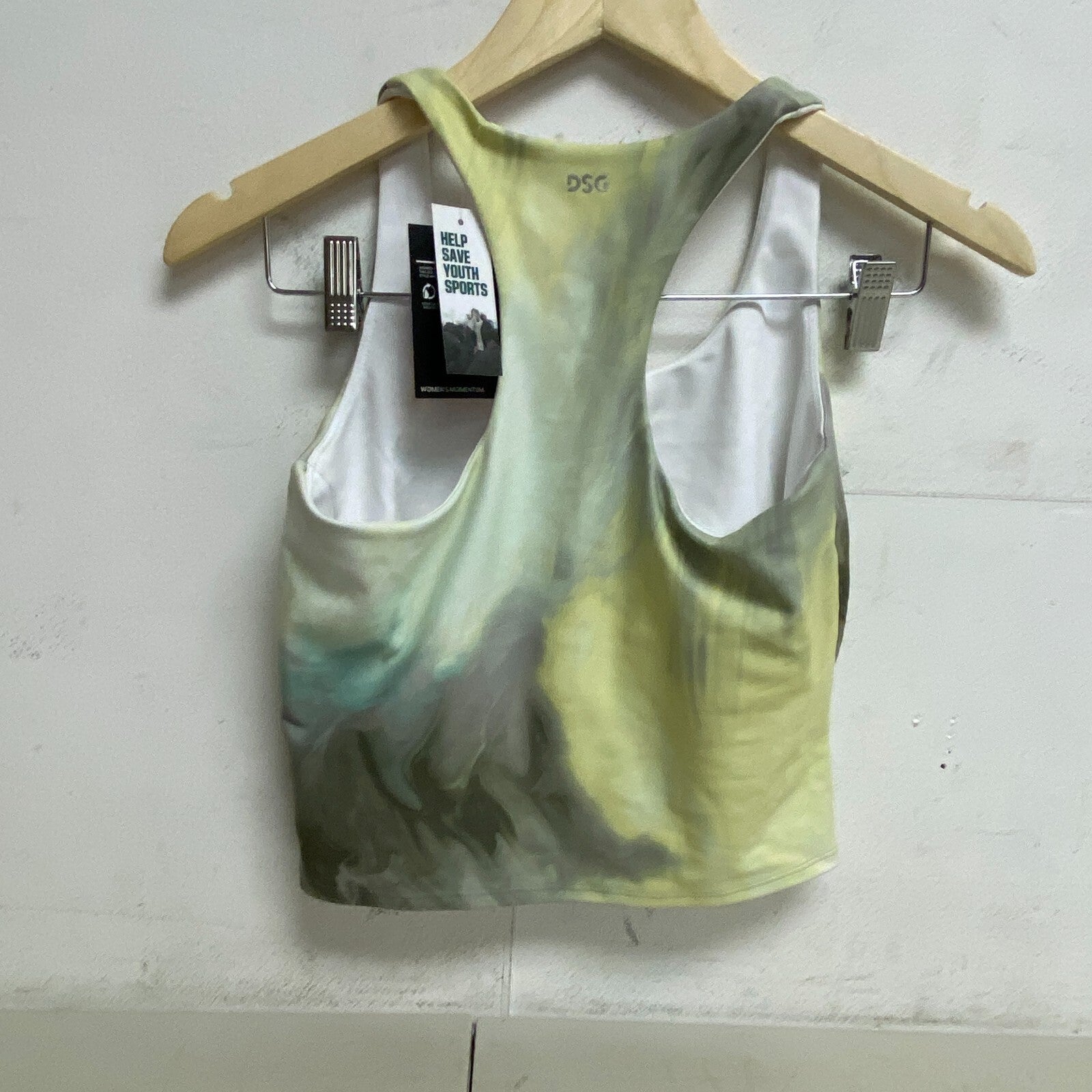 DSG Twitch + Allison Women's Crop Fashion Tank Multi Wash Effect BOSSW13310PRT
