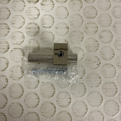 Signature Hardware Andrex Knurled Offset Cabinet Knob Polished Nickel SH553023PN