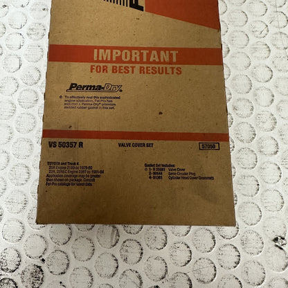 FEL-PRO VS 50357 R Valve Cover Gasket Set PermaDry 1975-1984 Toyota Pickup