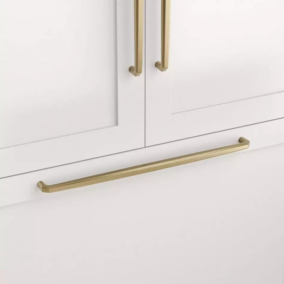 Signature Hardware 18" Ponderay Brass Appliance Pull - Satin Brass