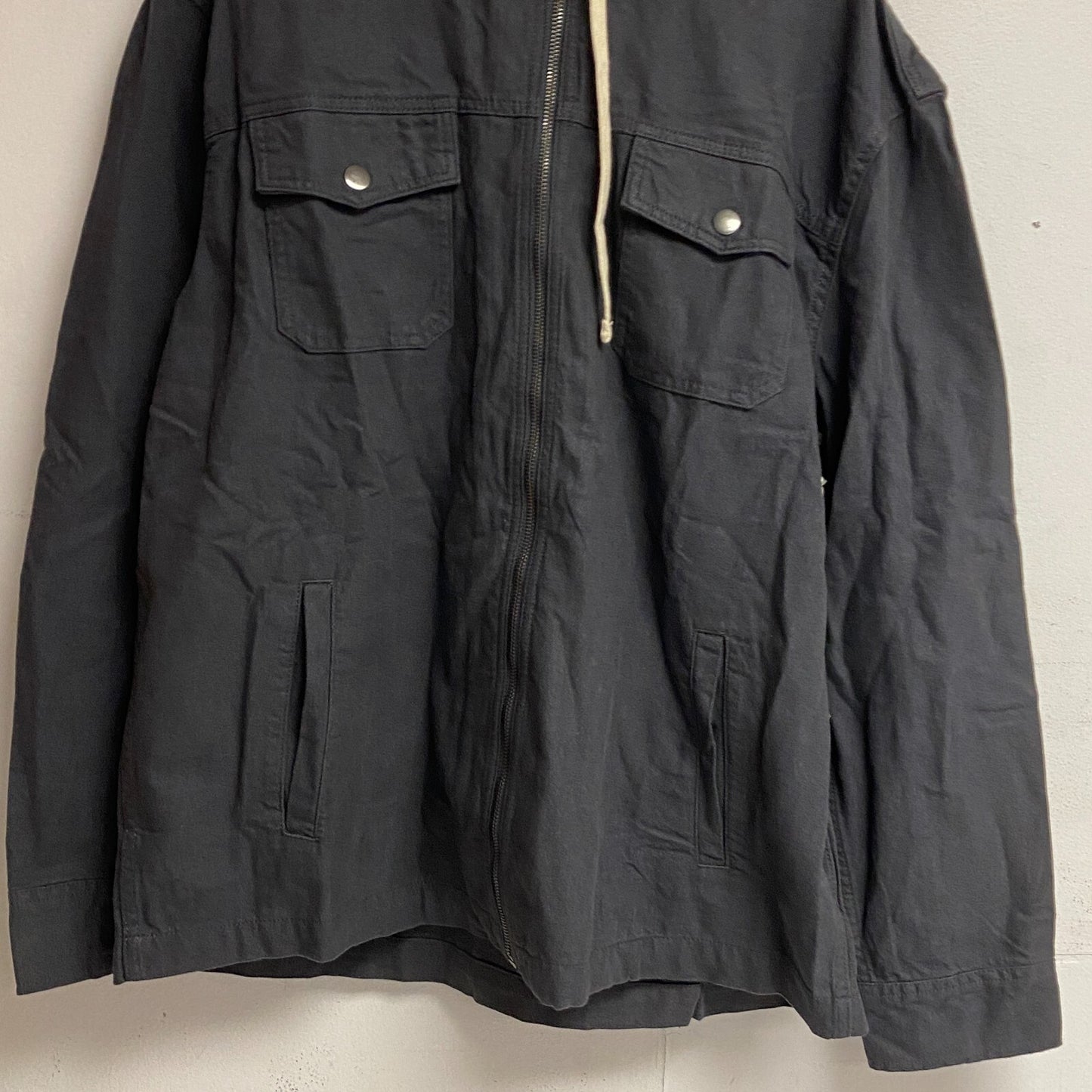 Mutual Weave Men's mid-weight Shirt Jacket Size XXL Color Black Iron Marl