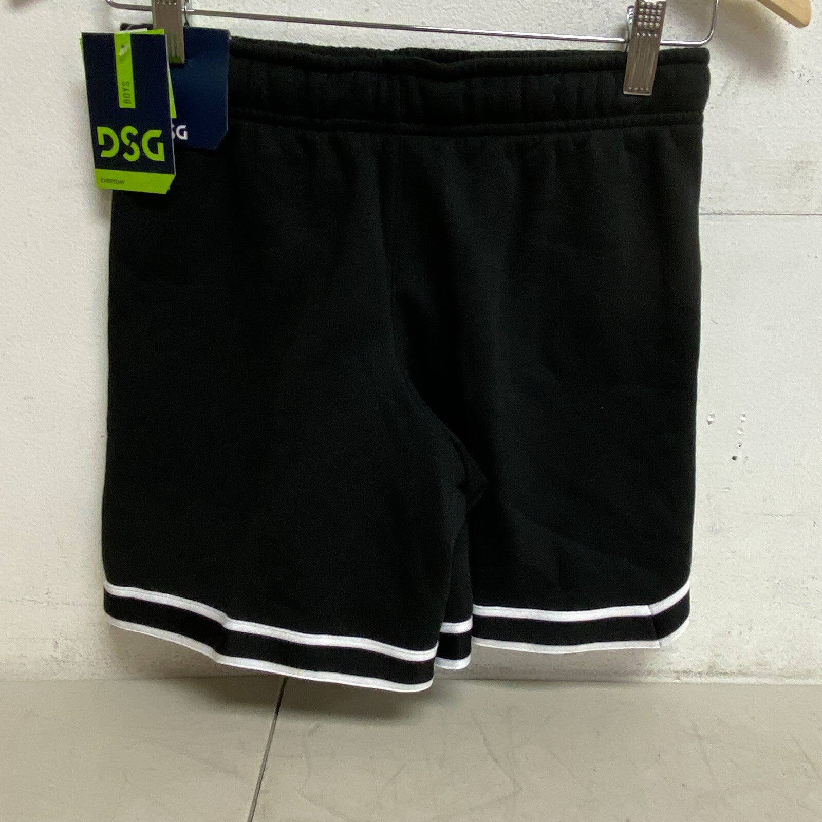 DSG Boys' Fleece Basketball Shorts Pure Black DAB23404 BRAND NEW