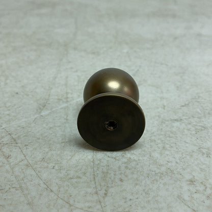 Signature Hardware 1-1/4" Rodino Solid Brass Round Cabinet Knob - Antique Brass