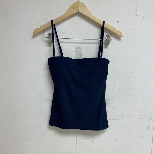 Calia Women's Bikini Top Bandeau Tankini Darker Ardosia Slate WSA23304 New!